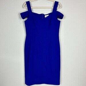 Eliza J Cobalt Blue Knee Length Dress 12